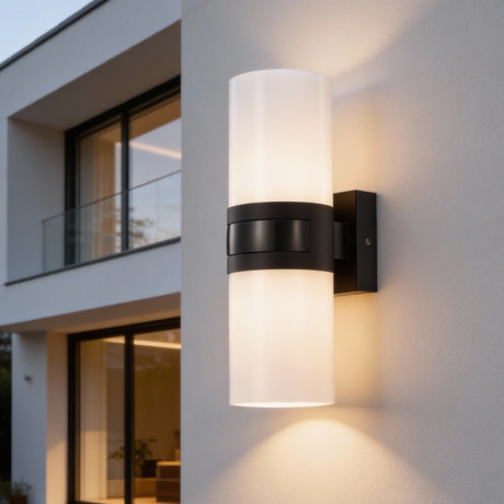 Vrtna lampa LED zidna sa senzorom ST102 20W Siva