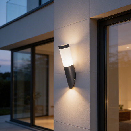 Vrtna lampa zidna Redmond EL-20111-01W kosa