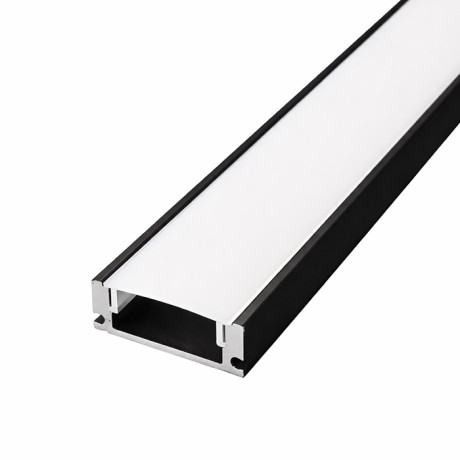 Alu profil E-light nadgradni EL-0915 3m crni