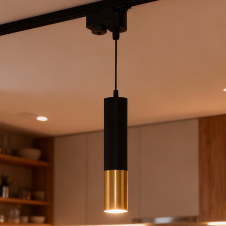 Visilica za GU10 sinsku rasvjetu Omari EL-2394-01 crna+zlatna