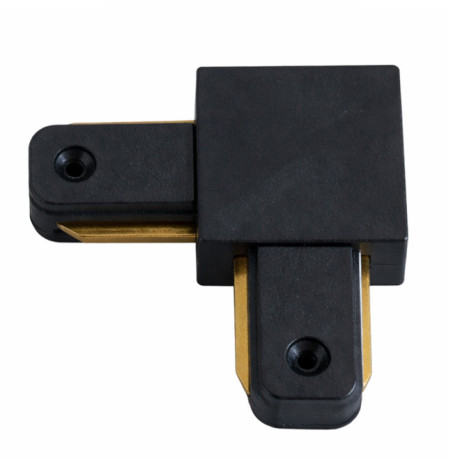 Konektor za E-light GU10 šinsku rasvjetu L oblik crni