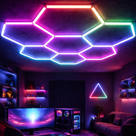 LED modularna lampa Hexagon RGB 24V