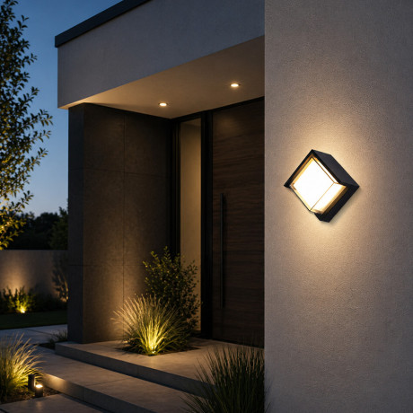 Zidna lampa E-light Abby EL-W4-69 15W 2700K-4000K-6500K Kvadratna