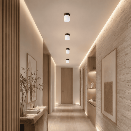 Downlight nadgradni Setford ML-2384-01 IP44 Crna