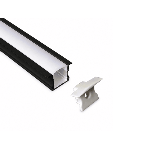 Alu profil ML-1425 3m crni