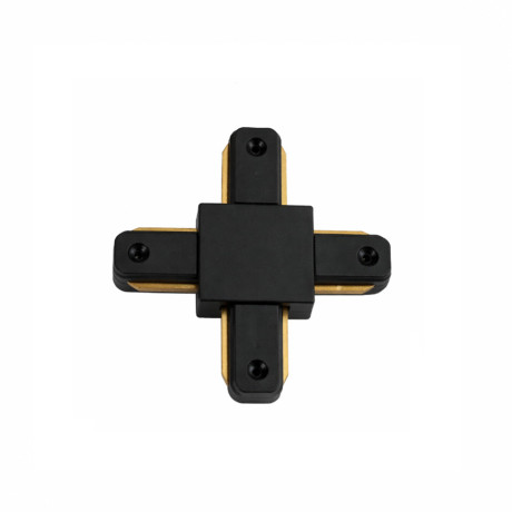 Konektor za E-light EL-0606 GU10 šinsku rasvjetu X oblik crni