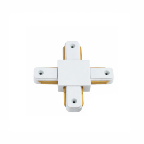 Konektor za E-light EL-0606 GU10 šinsku rasvjetu X oblik bijeli