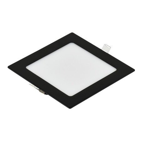 LED panel E-light 24W kvadratni ugradni 4000K crni