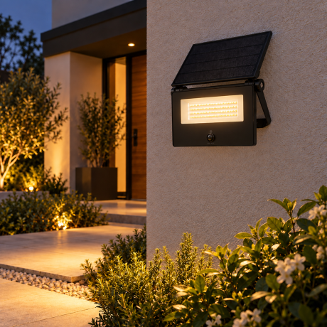 Solarna LED zidna lampa Bishop ML-TII-B 3CCT