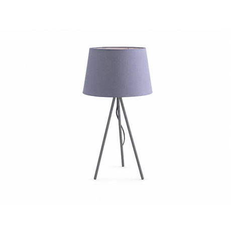 Stolna lampa Idea 1XE27 svijetlo siva