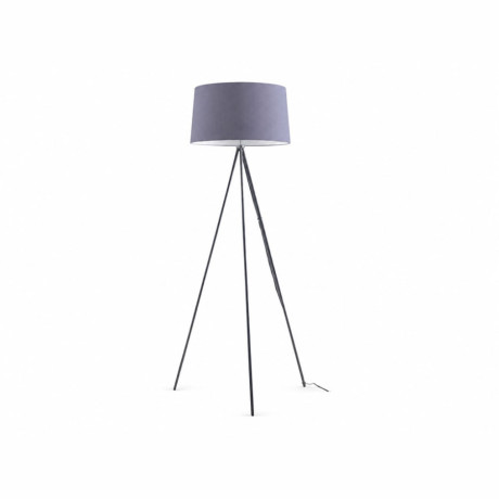 Podna lampa Idea 1XE27 svijetlo siva