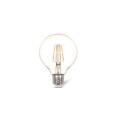 LED sijalica E-light filament G80 6W E27 3000K